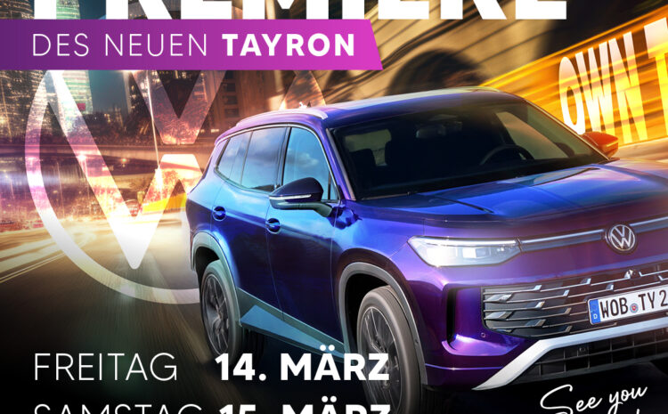  Premiere der neue VW Tayron